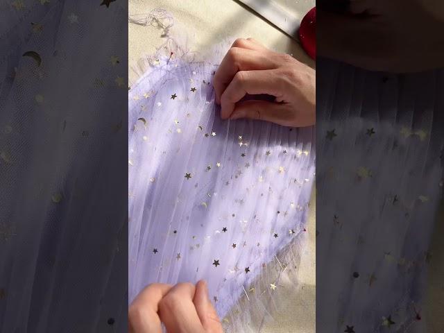 Making a midi lavender prom dress #dress #sewing #promdress #prom