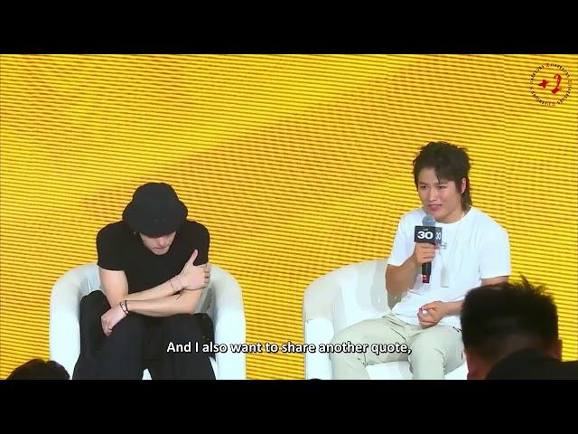 [Eng Sub] 240705 Jackson Wang cut - Forbes 30 Under 30 Champions Roundtable and award presentation