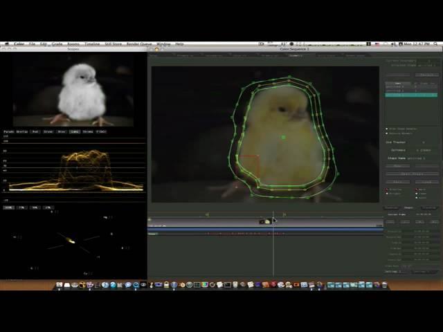 Apple Color 1.5 Tutorial - Advanced Manual Key framing and Rotoscoping in Apple's Color