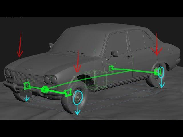 Car Physics In 3Ds Max [EASY METHOD]