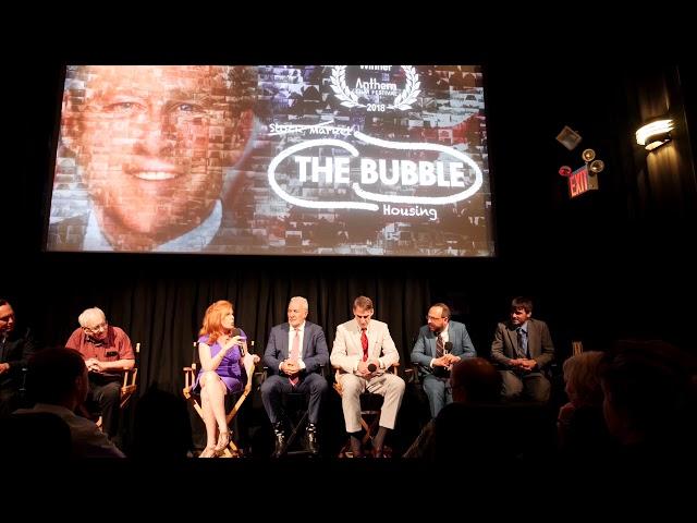 Liz Claman, Gene Epstein, Jim Grant, Peter Schiff, David Tice, Tom Woods @ NYC Premier of The Bubble