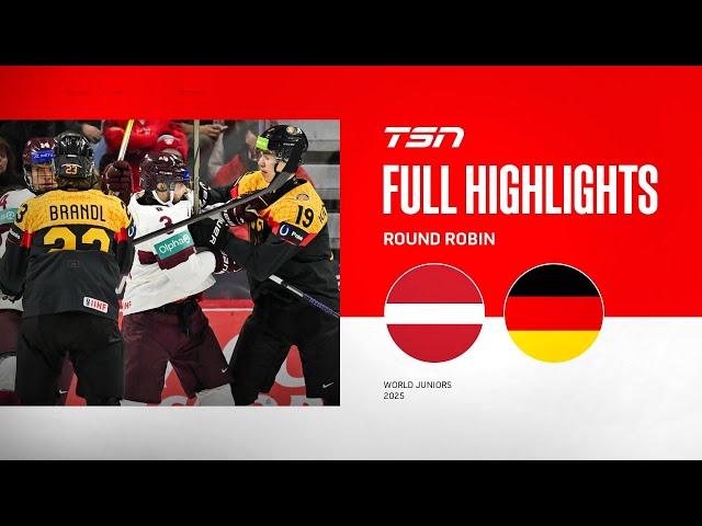 2025 World Junior Championship Highlights: Latvia vs. Germany