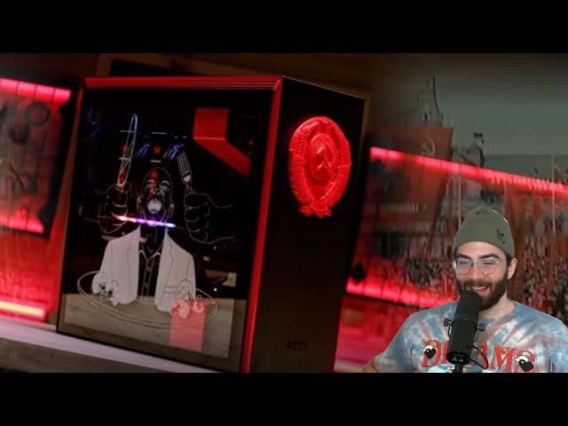 HasanAbi Reacts to his PC Build by Linus Tech Tips