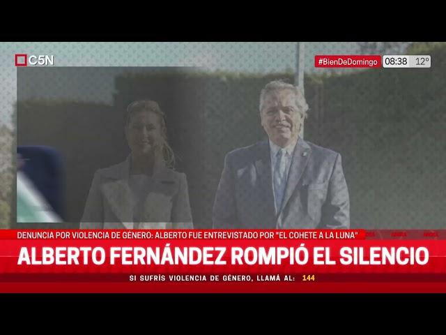 ALBERTO FERNÁNDEZ ROMPIÓ EL SILENCIO