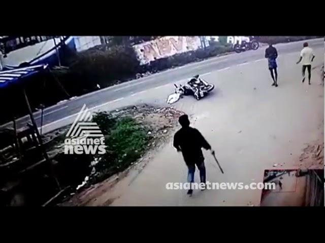 Exclusive CCTV Visuals |CPM activist attacked in Kattakada