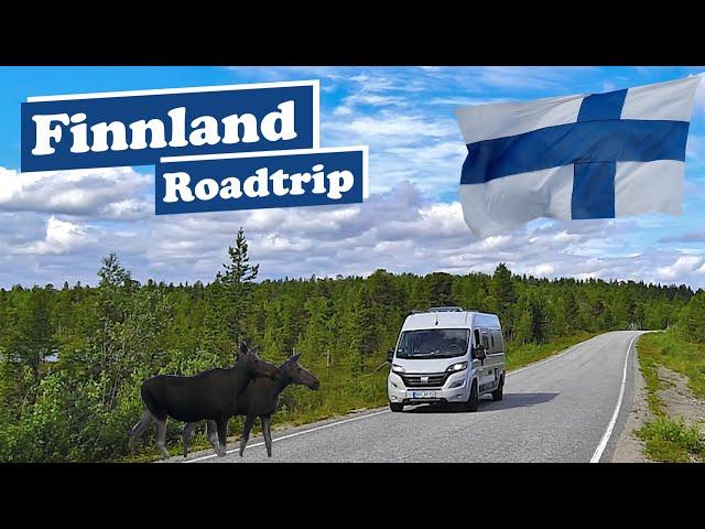 Unvergesslicher Wohnmobil Roadtrip durch FINNLAND - Mücken Rentiere & Elche - Lappland - Polarkreis