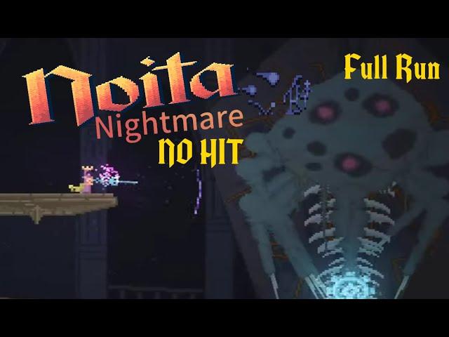 Noita: No Hit NIGHTMARE MODE (Full Run: The 5th Original NoHit World First)