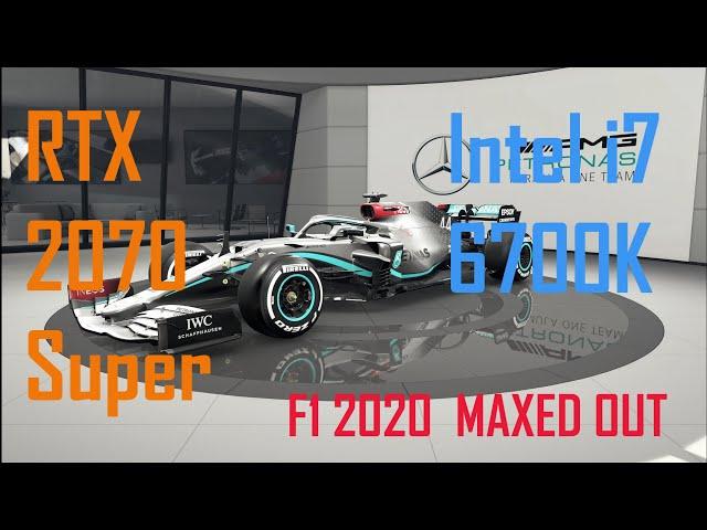 F1 2020 Benchmark | RTX 2070 Super + Intel i7 6700K | DX12 - Maxed Out