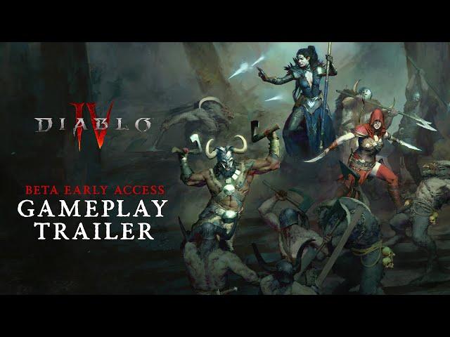 Diablo IV | Beta Early Access Gameplay Trailer