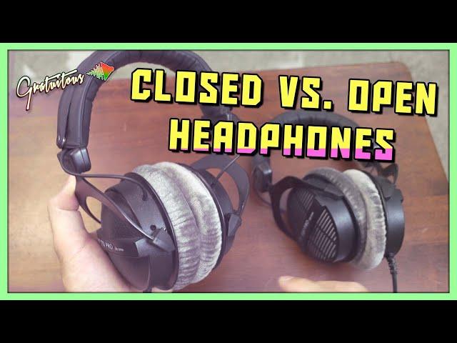 Closed-Back vs. Open-Back Headphones | Difference Between Music Production Headphones