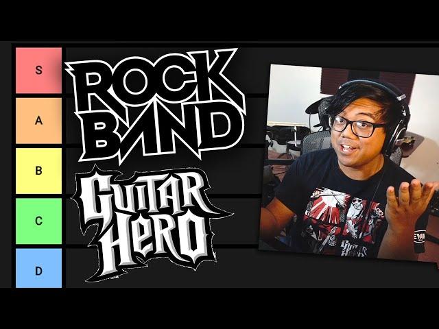 GUITAR HERO/ROCK BAND TIERLIST (Every Game Ranked)