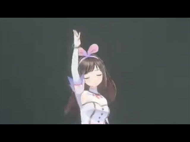 Kizuna Ai's entrance after cursing at someone