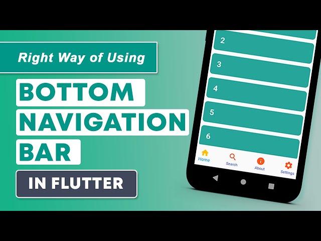 Bottom Navigation Bar in Flutter #khoobcoding