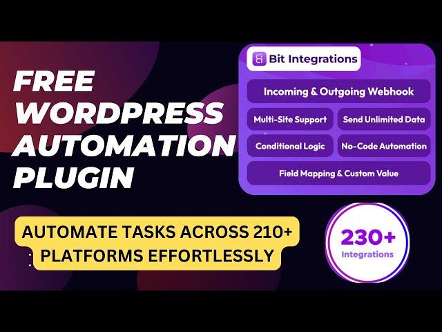 Bit Integration | Free WordPress Automation Plugin