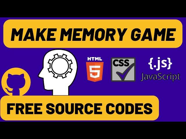 How to make memory game? - Javascript #javascriptgame