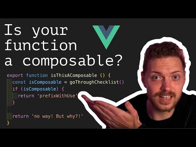 Is your function REALLY a Vue composable?