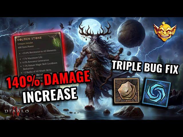 Boulder - MOST HYPED Druid Build - Secret Buff - Diablo 4 Guide