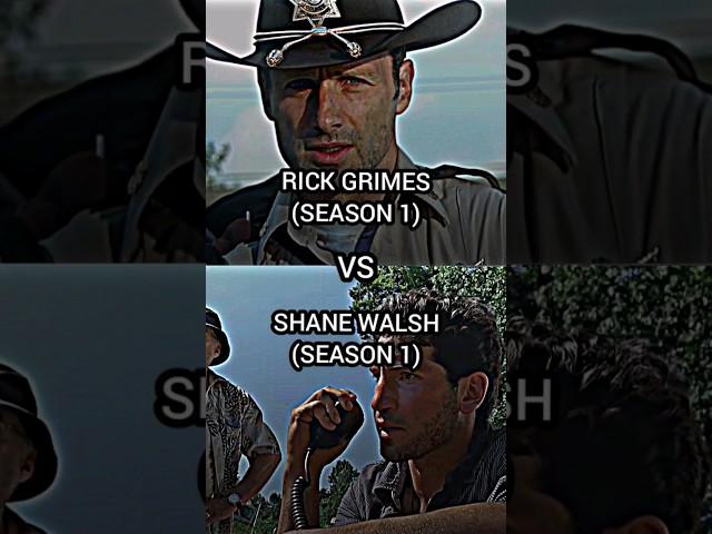 Rick Grimes (S1-S4) vs Shane Walsh (All Versions) | Battle #shanewalsh