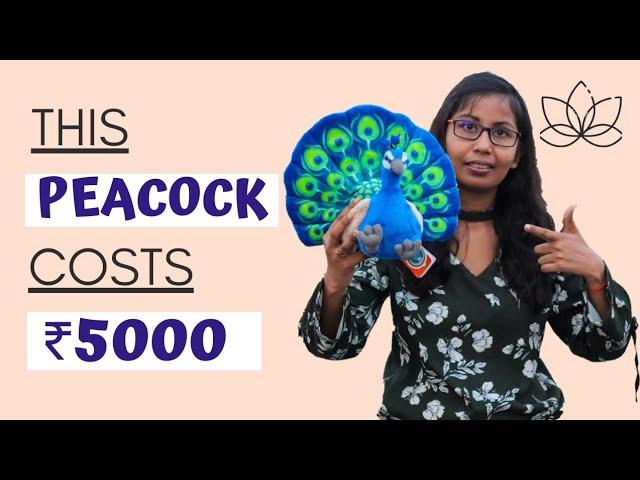 Peacock Unboxing | Peacock Soft Toy Unboxing | Animal Soft Toy Unboxing