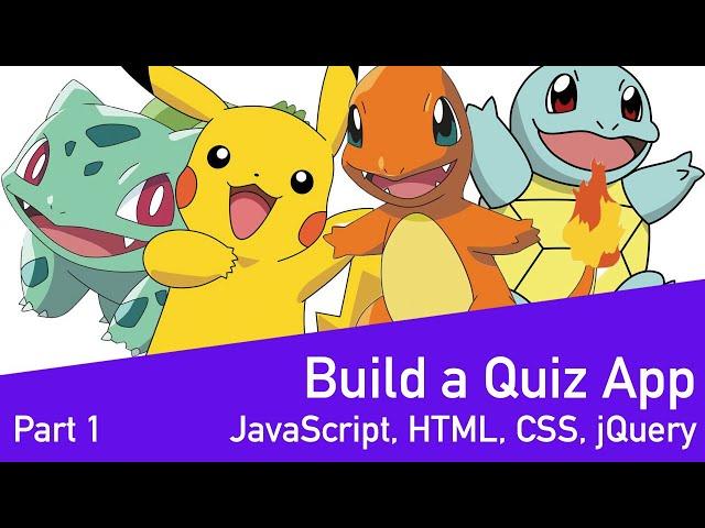 Code With TJ - Building a Quiz App with JavaScript - Part 1/3