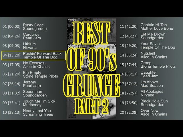 Best of 90's GRUNGE Playlist - Part 2