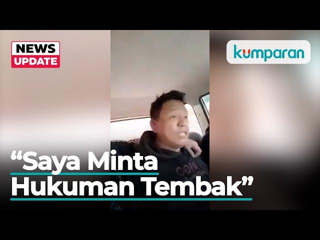 Viral Video Pelaku Pembunuhan Bocah 5 Tahun di Sulut Minta Dihukum Mati