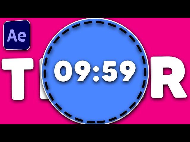 After Effects Countdown Timer - Easy Tutorial