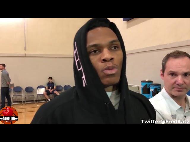 Russell Westbrook On If He Will Ask Paul George To Stay. HoopJab NBA