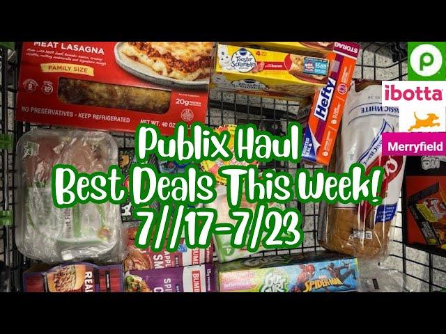 Publix Haul! Best Deals This Week!  1 MONEYMAKER #publixcouponing 7/17-7/23