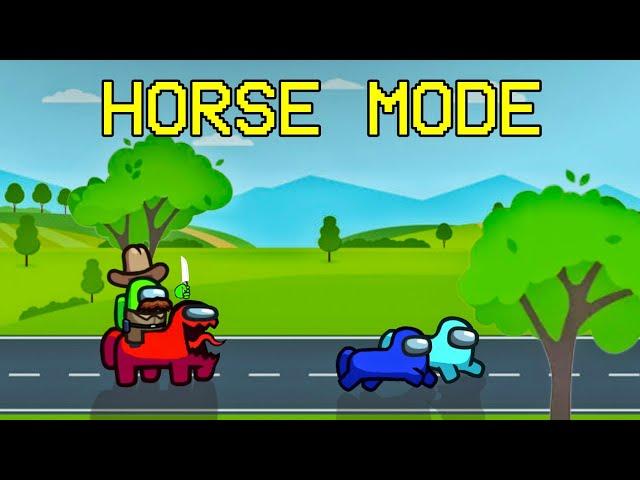 Among Us HORSE MODE - I still played Horse Mode as Rancher in Among us