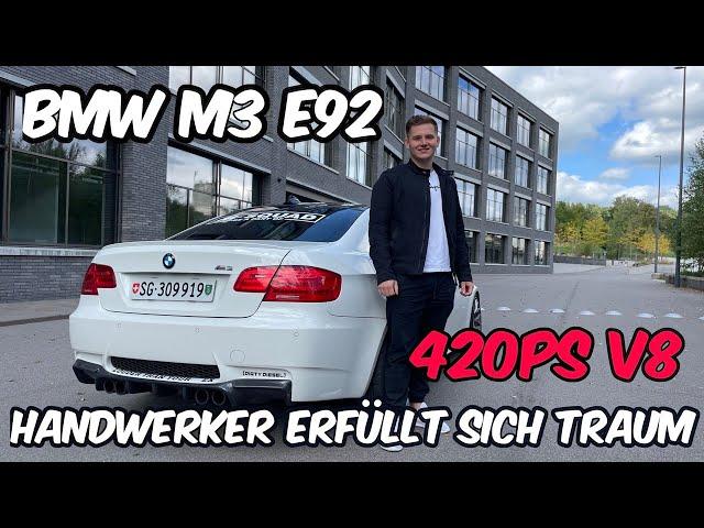 BMW M3 E92 |Handwerker erfüllt sich seinen Traum