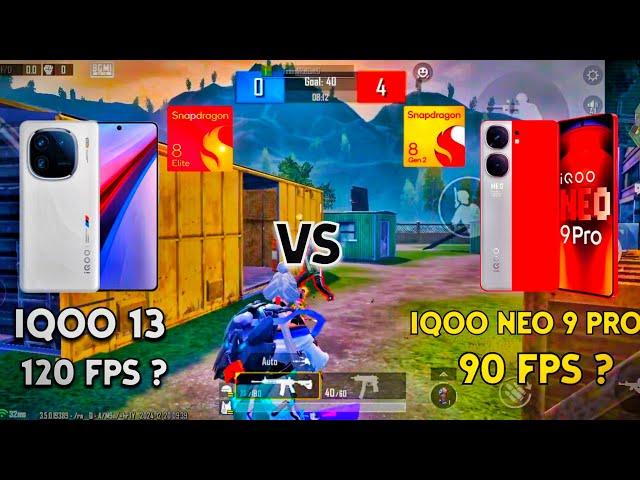 IQOO 13 VS IQOO NEO 9 PRO BGMI TEST || IQOO 13 BGMI TEST || IQOO 13 120 FPS TESTING || GAMING TEST