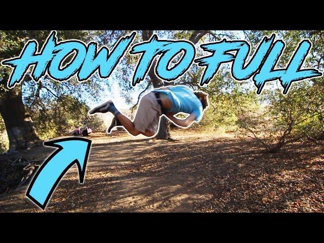 HOW TO DO A STANDING FULL! *EASY* (Gymnast & Cheat Full)