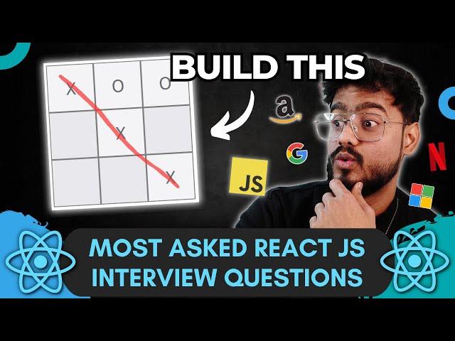 React JS Interview Questions ( Tic Tac Toe ) - Frontend Machine Coding Interview Experience