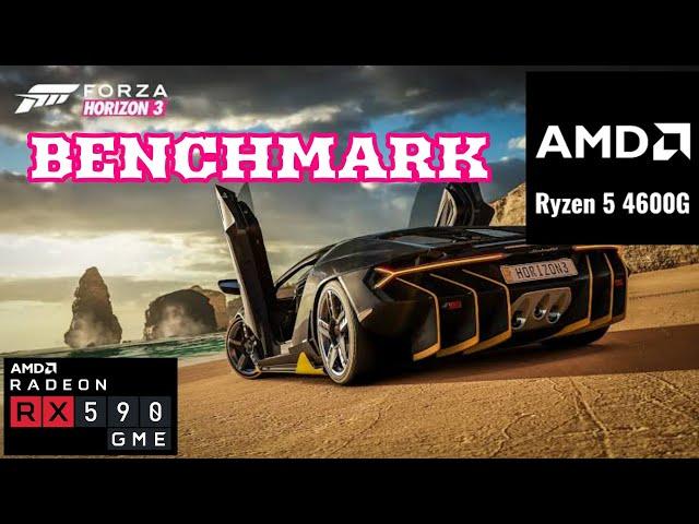 FORZA HORIZON 3 | AMD RYZEN 5 4600 g |RX580/RX 590 GME (MLLSE) 8GB |FPS TEST