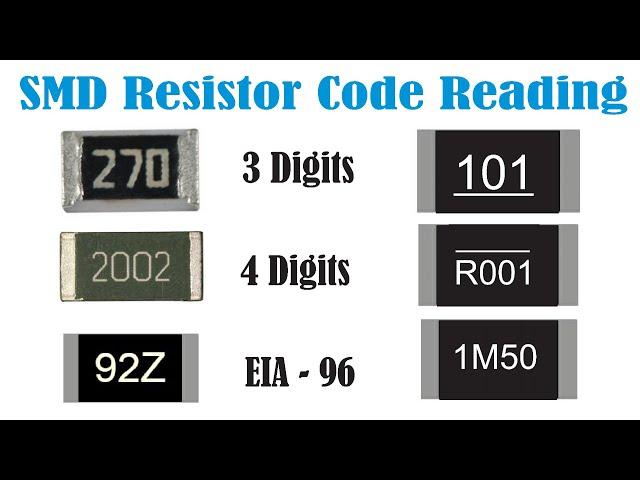 How to read smd resistor codes