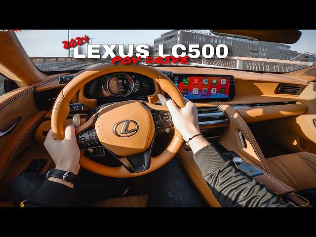 2024 Lexus LC500 (Facelift) Bespoke Performance Top - POV Test Drive & Sound