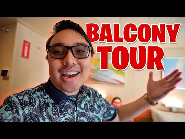 Carnival Radiance Balcony Cabin 8261 FULL Tour (Category 8D)