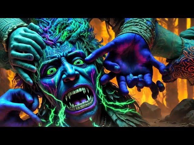 Psychedelic Trance - Electric Samurai / Magic Mushroom Trippy Animation  Psytrance DMT mix 2024