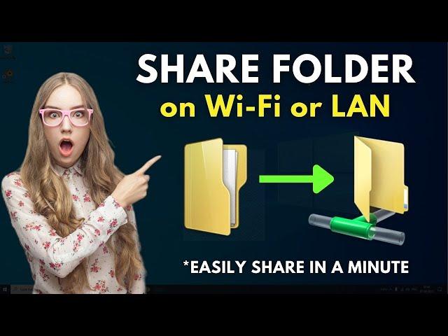 Sharing Files Between Computers Wirelessly || Solution for sharing folders on WIFI network