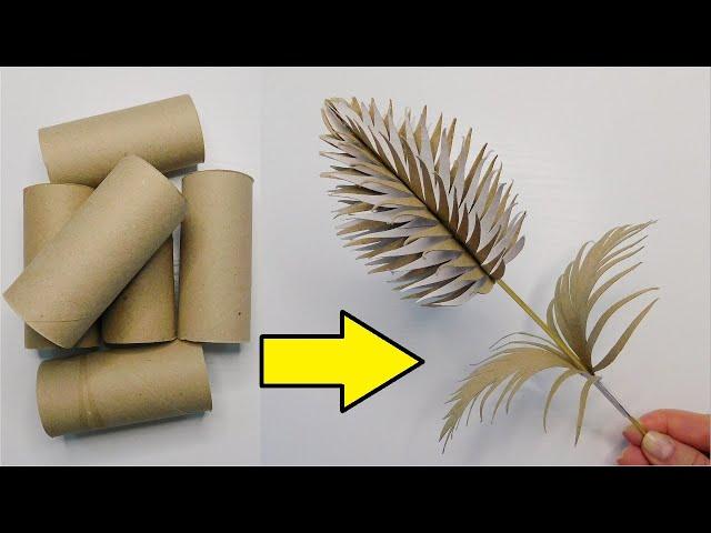 Fantastic Recycling Craft Idea / Toilet Paper Rolls Flower Tutorial / Paper Decoration DIY