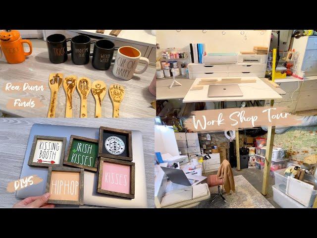 Work Shop Tour | Rea Dunn Finds | Tiered Tray DIY | Nina Mendez 2021