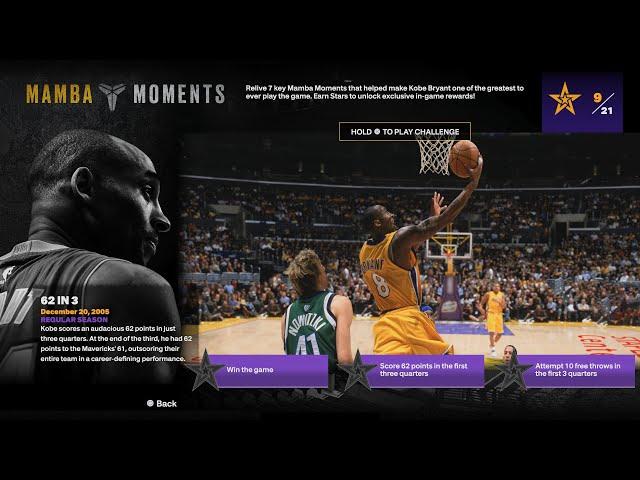 2K24 MAMBA MOMENT #4 | 62 IN 3