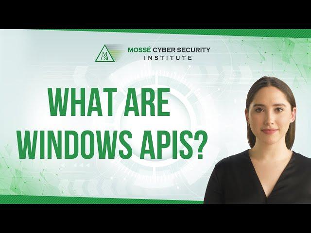 What are Windows APIs?