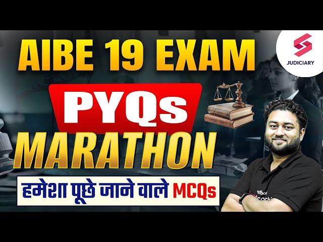 AIBE Exam Preparation 2024 | AIBE PYQs Marathon I AIBE 19 Open Book Mock Test | By Vishal Sir