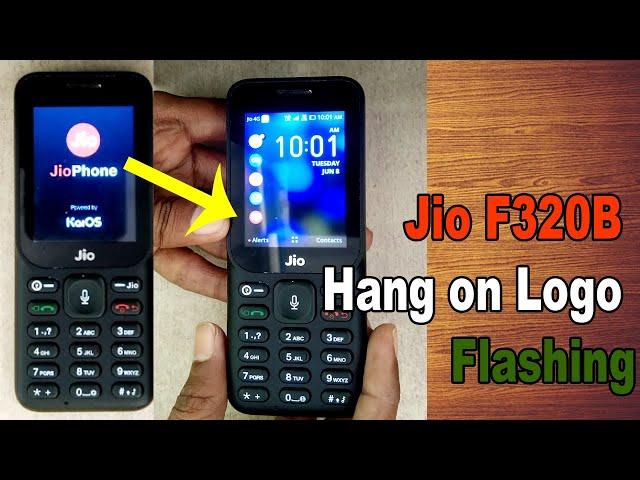 LYF Jio F320B Hang on logo hard reset | Jio F320B Flashing | software update kaise kare | Phonerdx