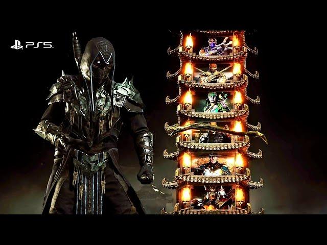 Mortal Kombat 11 Dead of Night Noob Saibot Warrior Klassic Tower PS5 Gameplay - No Commentary