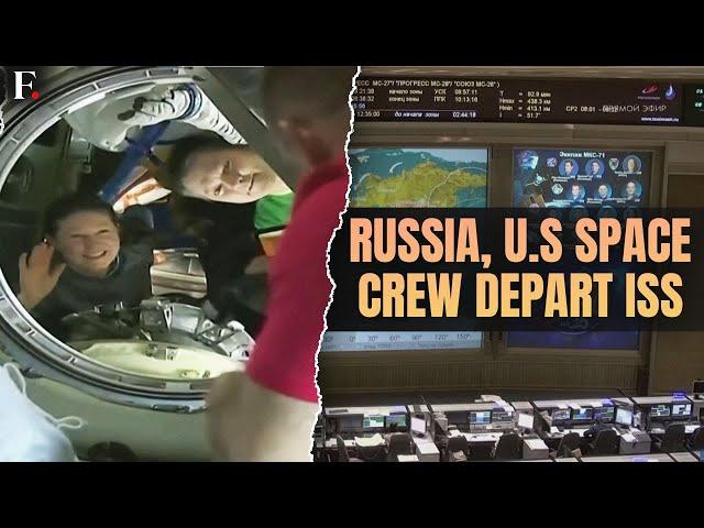 Soyuz Ms-25 Hatch Closes as Russian, U.S Space Crew Depart ISS | FPNews