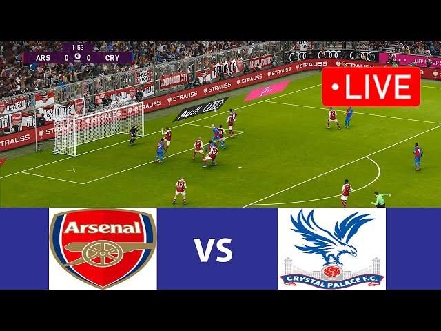 LIVE: Arsenal vs Crystal Palace | Premier League I Arsenal Football Live Match Today Pes21