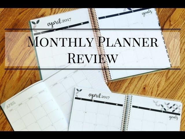 Erin Condren Monthly Planner & Deluxe Monthly Planner Review by JenPlans